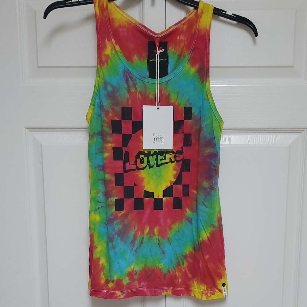 One Teaspoon Tie Dye Tank/Faded Flu - Picture 2 of 8